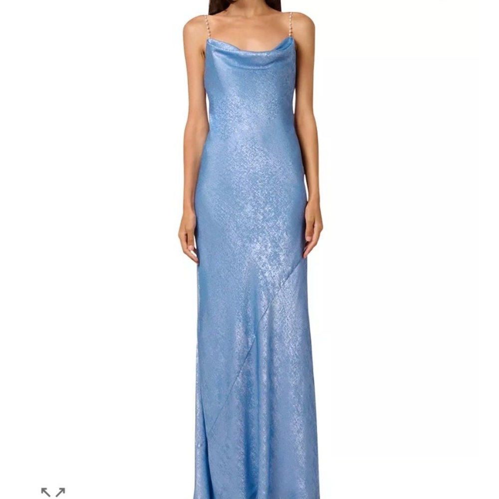 Liv Foster Lola Foiled Gown